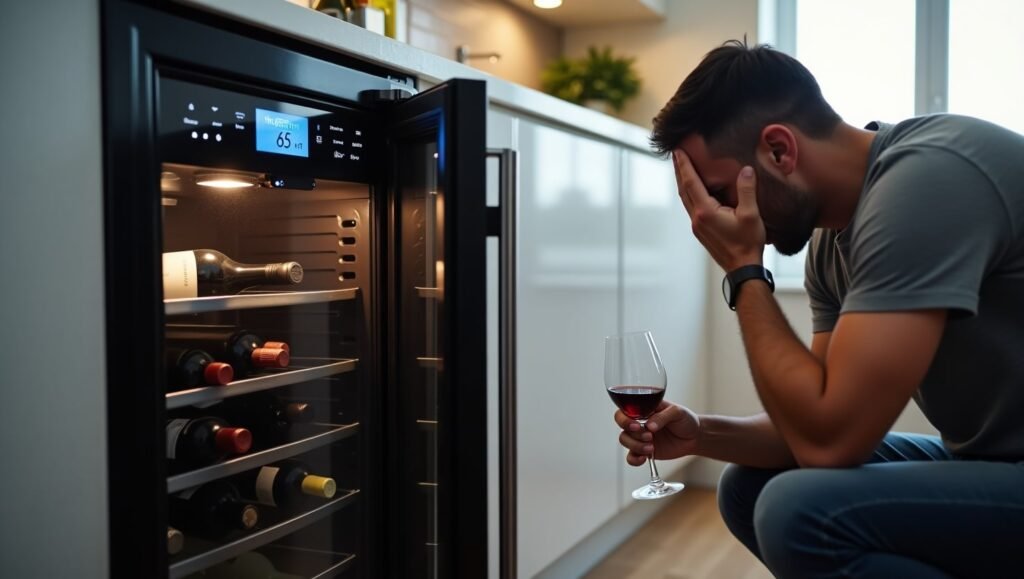 wine cooler not cooling properly